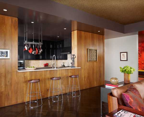 Кухонная мебель из ламината фото